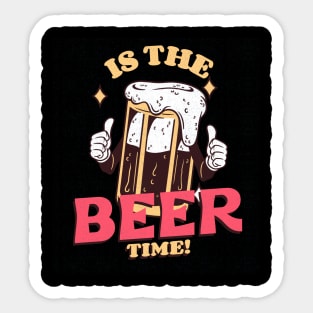 Is The Beer Time Sticker